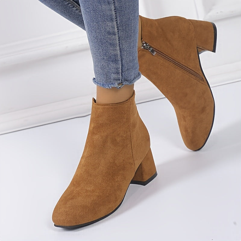 Alcyone | Women's Chelsea Ankle Boot with Block Heel