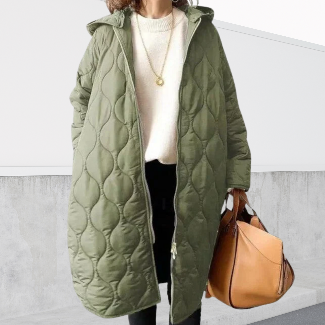 Nordica | Oversized hooded Parka with details