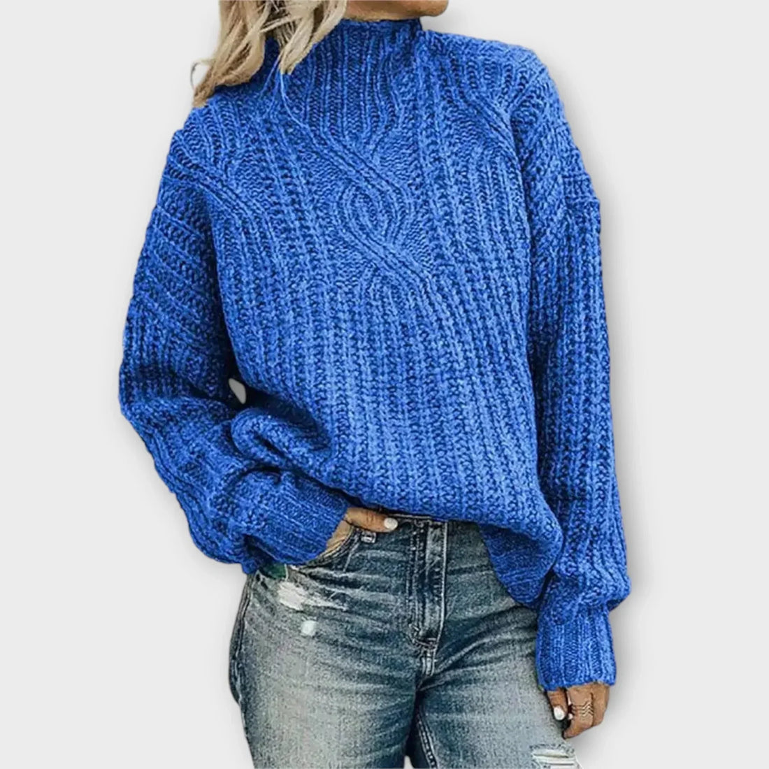 Liv | Modern High-Neck Sweater