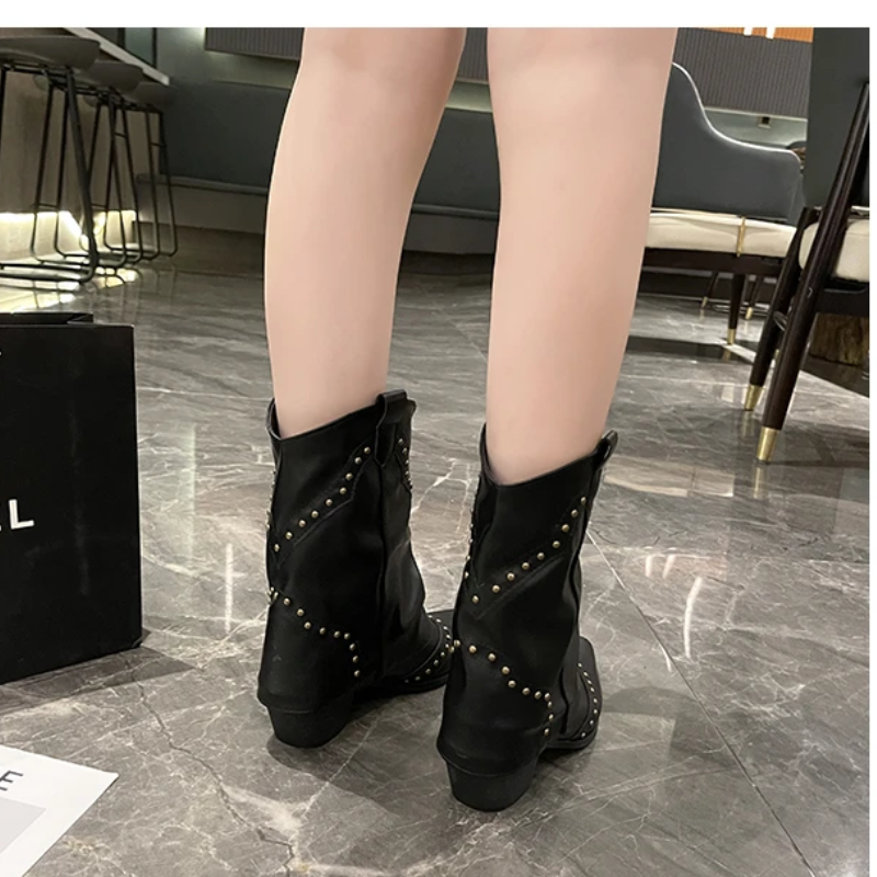 Sierra | Studded Western Boots