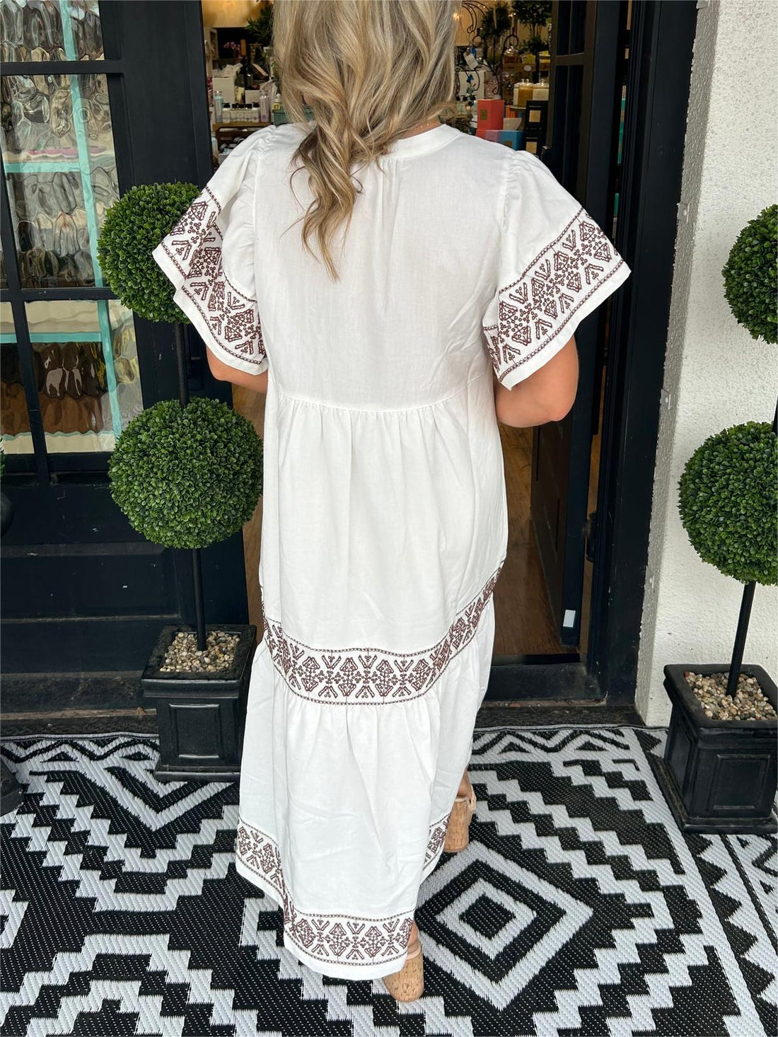 Cassandra | Women's Tummy Control Boho Flowy Loose Fit Dress