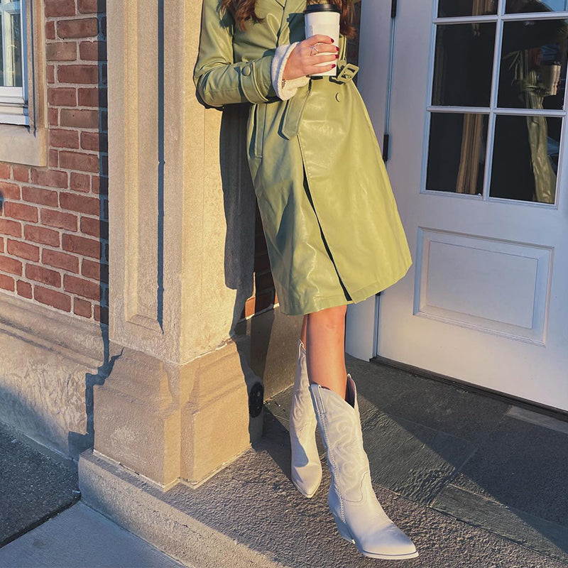 Gracie | Elegant Metallic Cowboy Boots