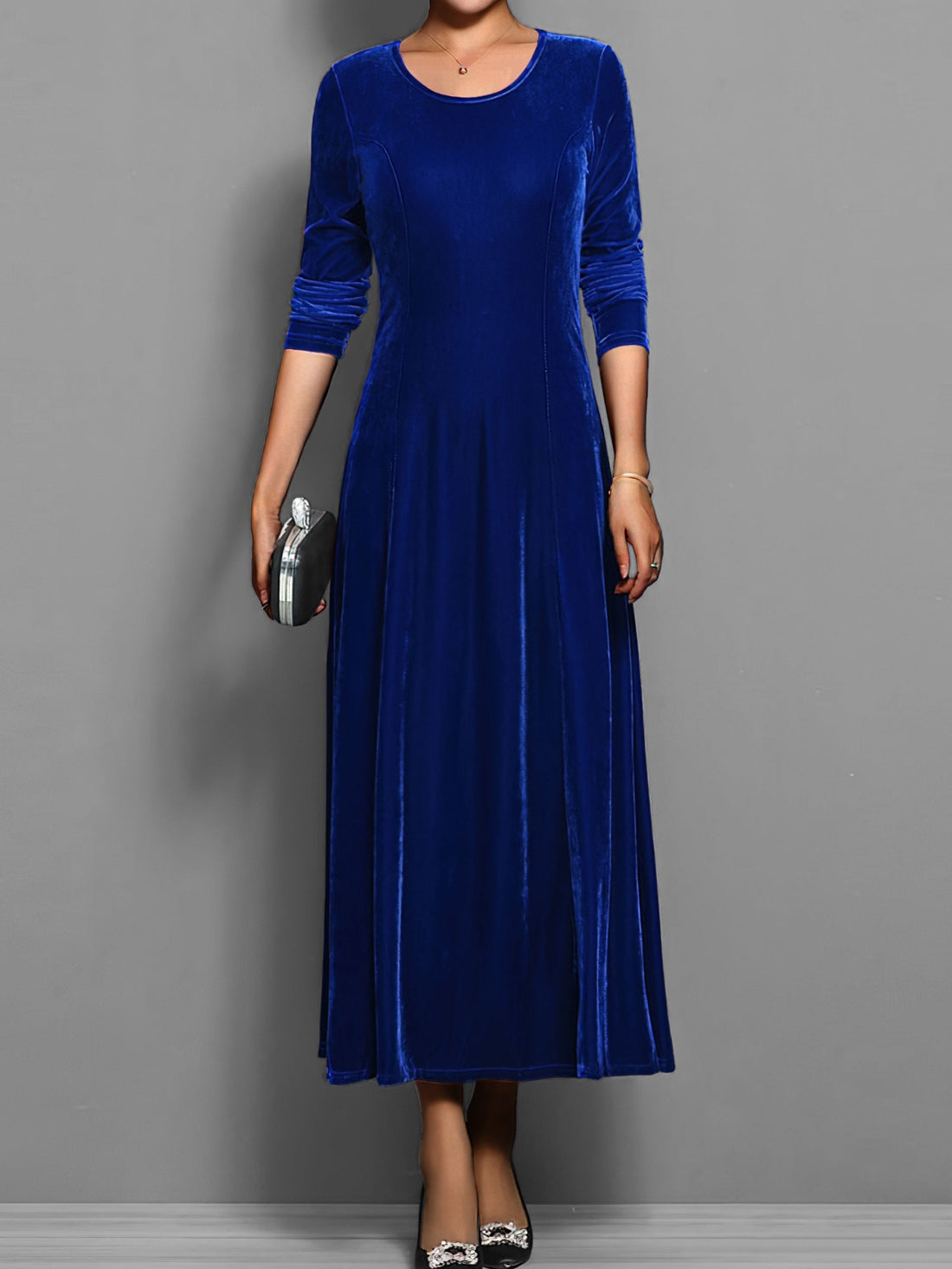 Elizabeth | Soft Velvet Dress