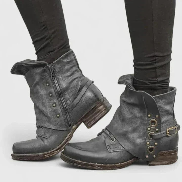 Willa | Women's Distressed Leather Ankle Boot