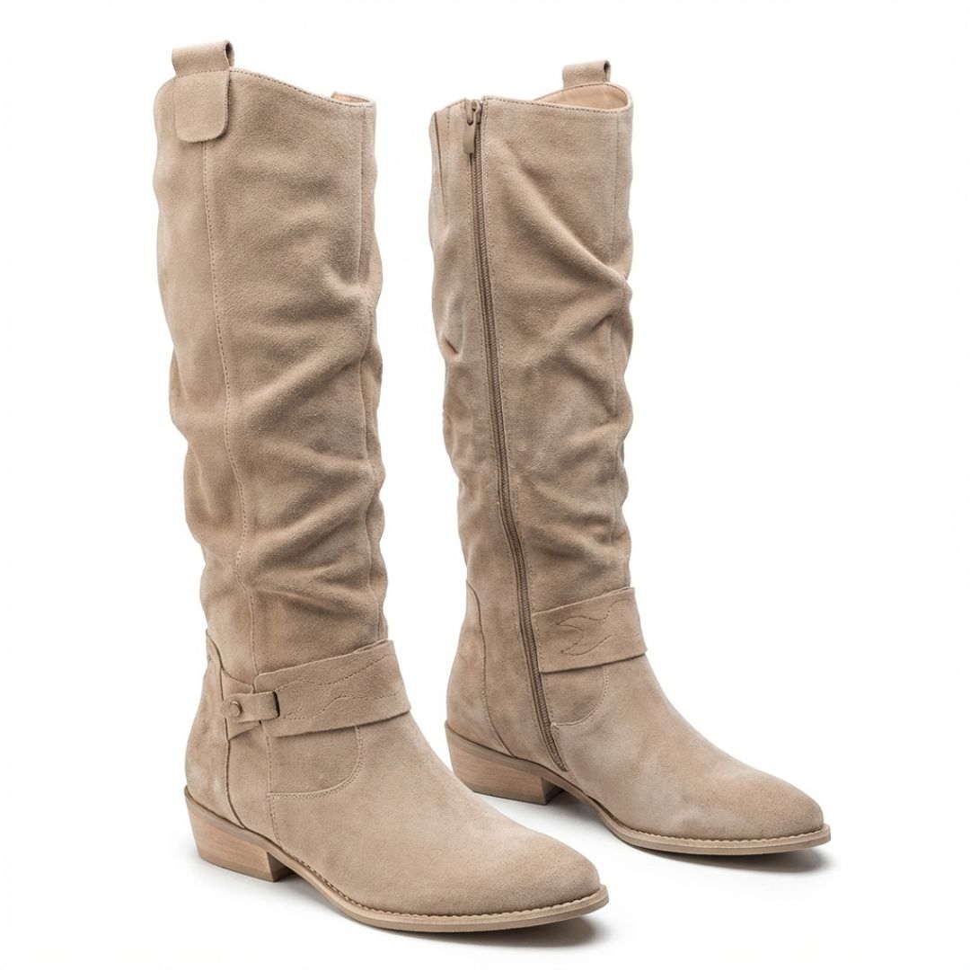 Lavinia | Women's Knee High Slouch Boots