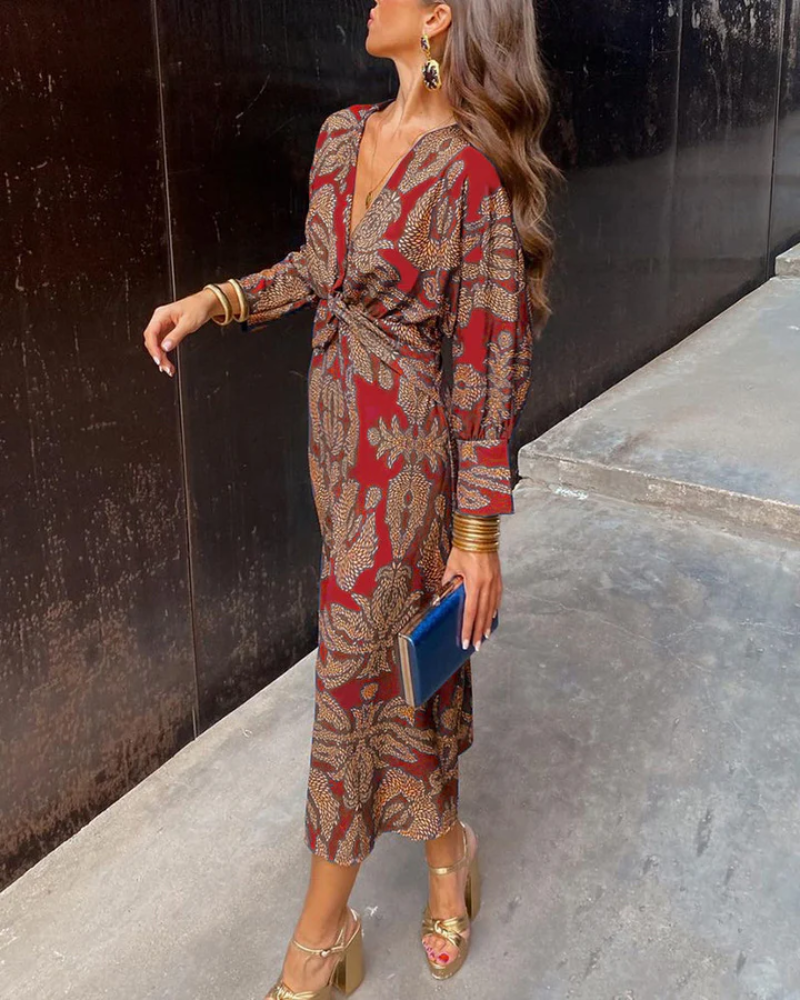 Julie | Women’s Long Sleeve Maxi Dress