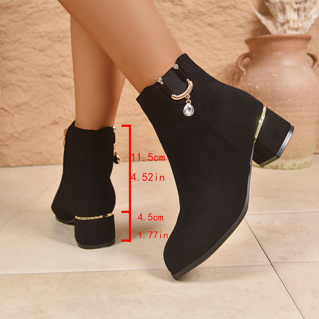 Darienne | Chelsea Ankle Boot with Block Heel