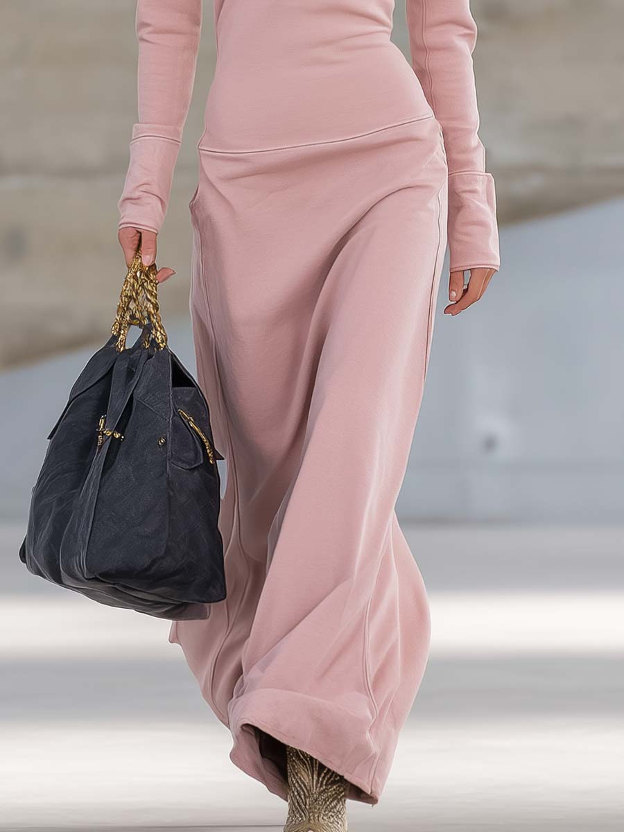 Evangelia | Hooded Zip Front Maxi Dress