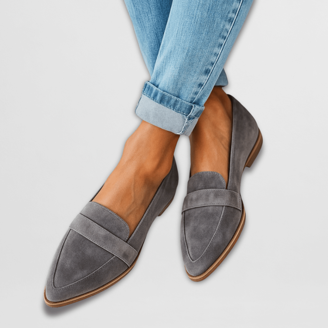 Fiona | Women's Pointed Toe Slip-On Flat Loafer