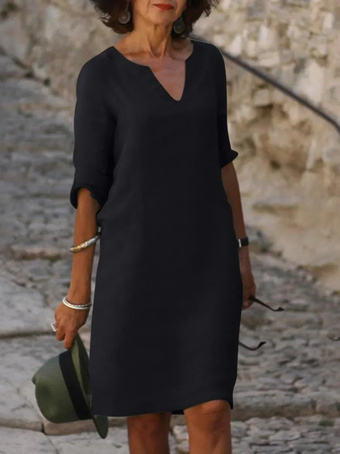 Skylar | Elegant Dress with V-Neck