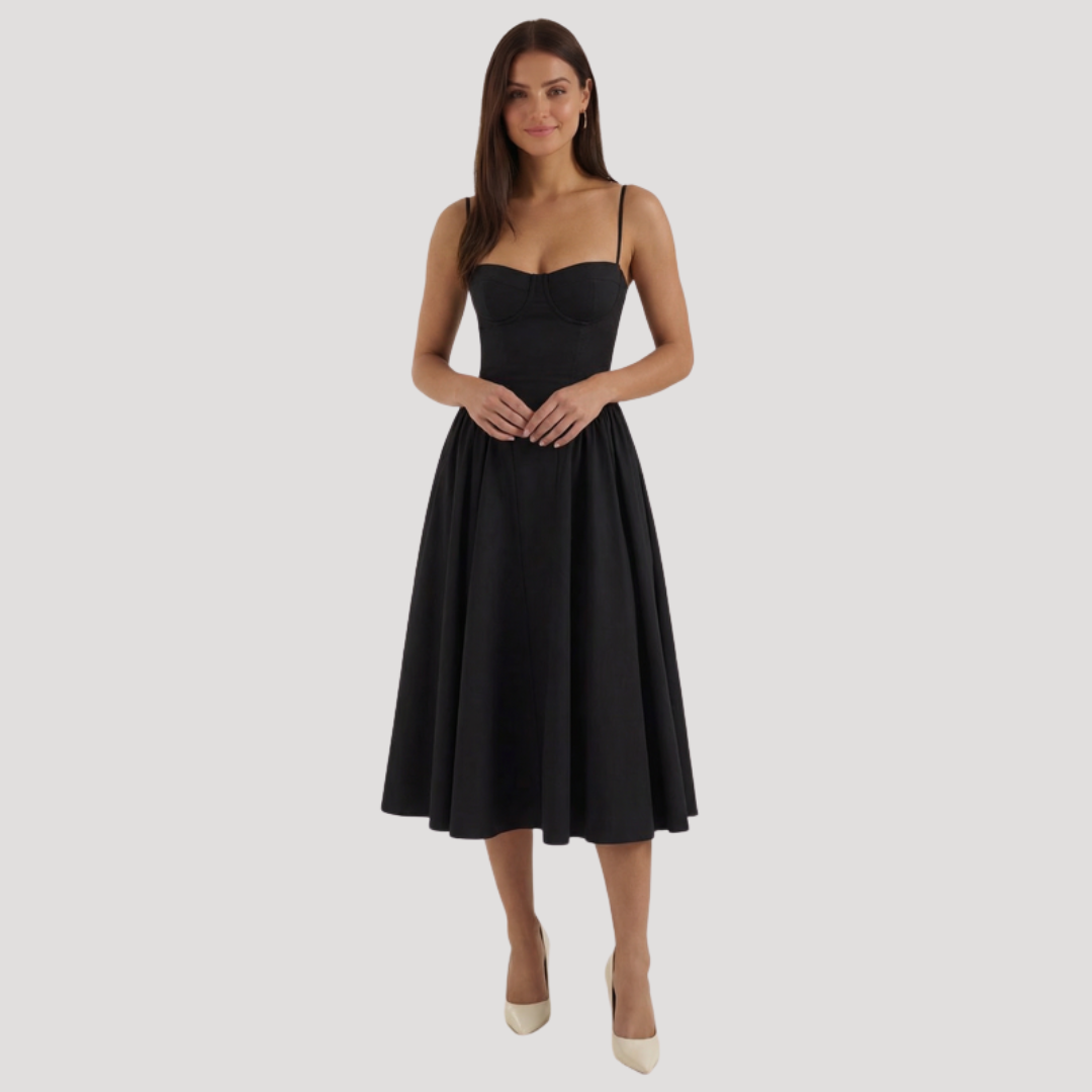 Thessaly | Women's Sweetheart Midi Dress