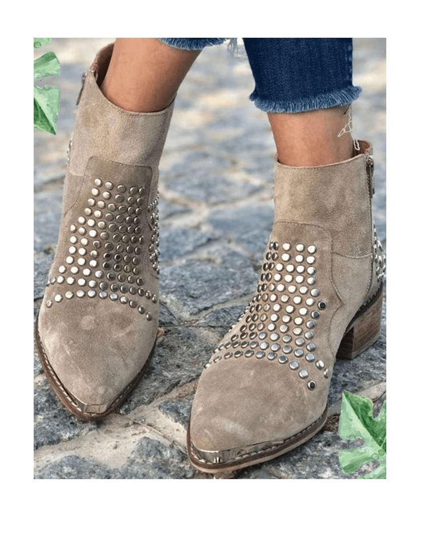 Diana | Studded Edge Boots