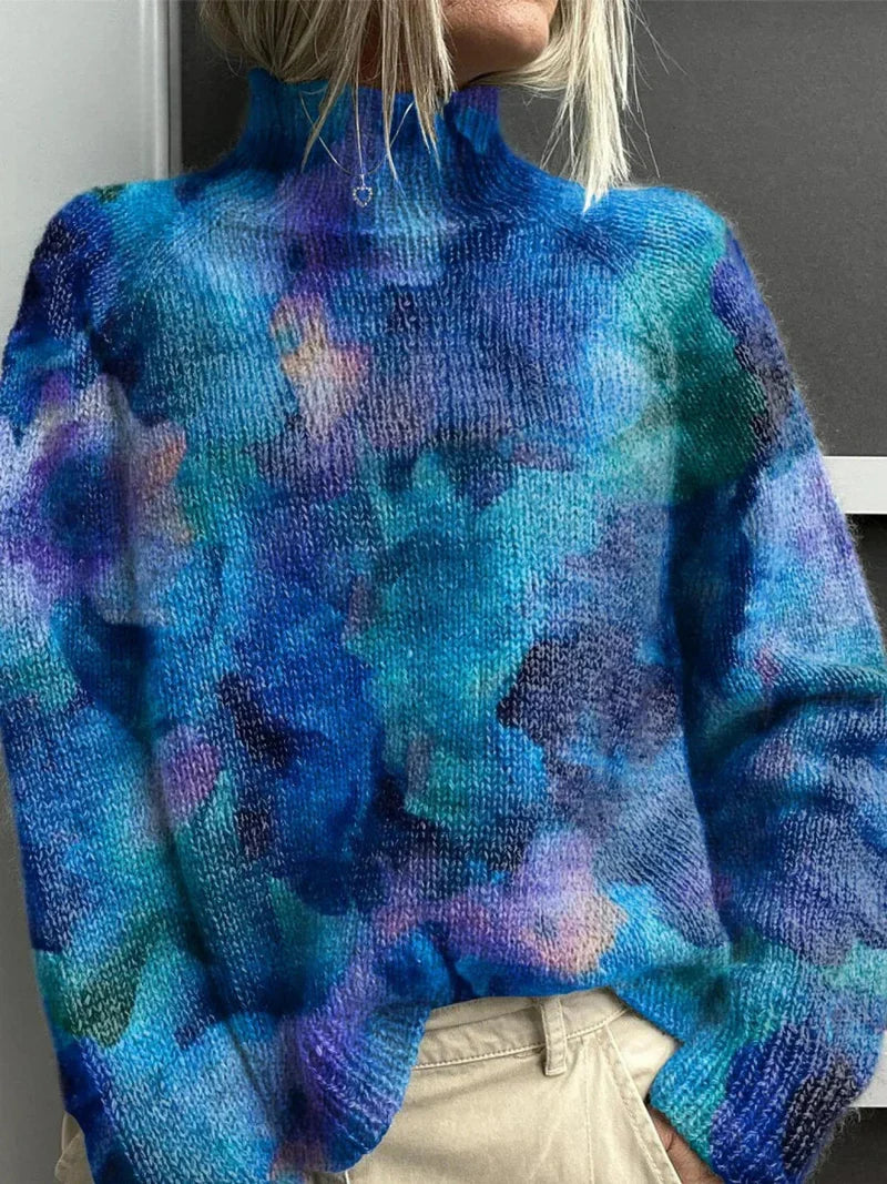 Ashley | Women's Warm Turtleneck Knit Sweater
