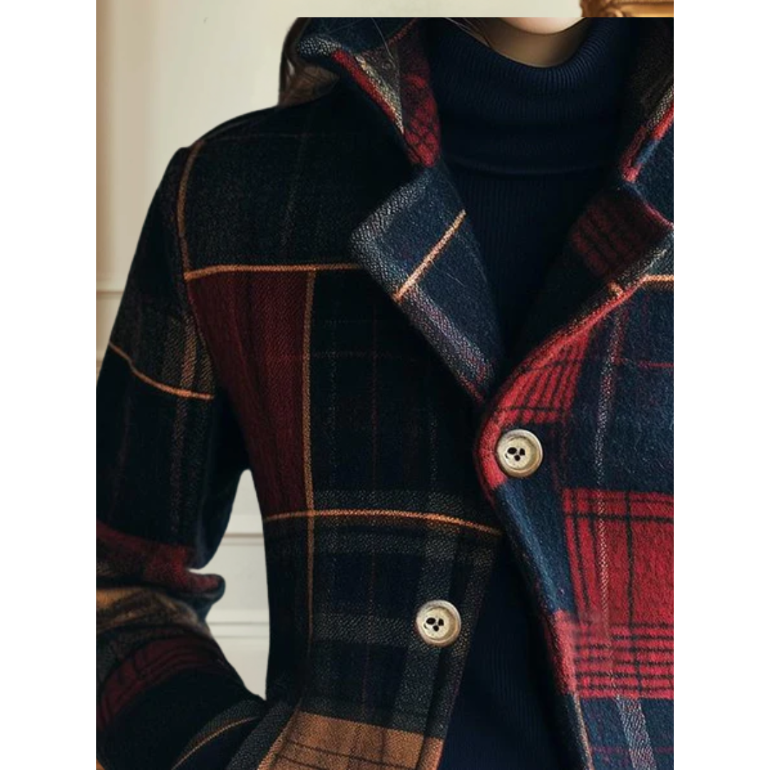 Francesca | Classic Plaid Jacket