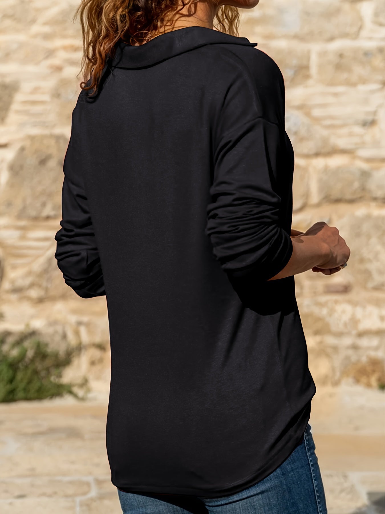 Quinn | Women's Half Zip Pullover Long Sleeve Casual Top