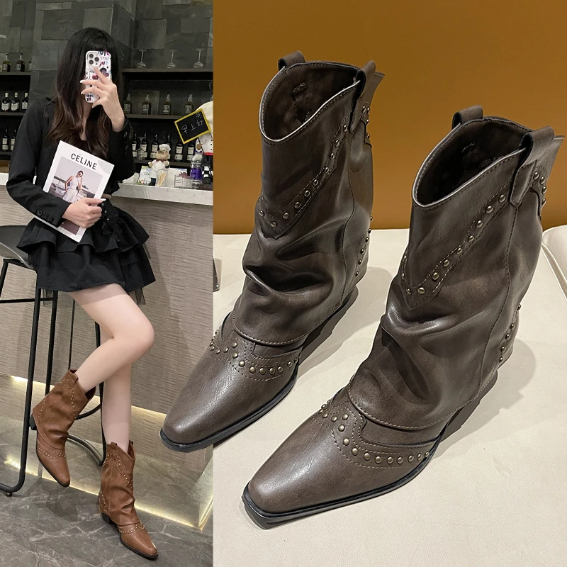 Sierra | Studded Western Boots