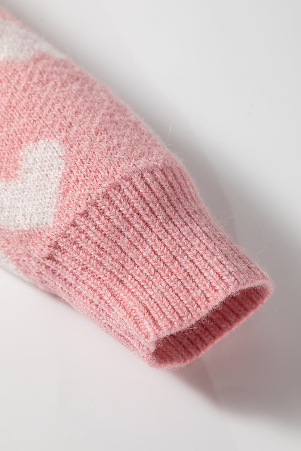 Amara | Women's Heart Pattern Button-Front Cardigan Sweater