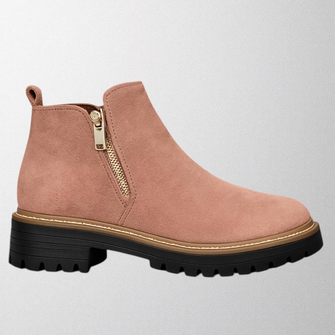 Elma | shoe with round toe and side zip fastening