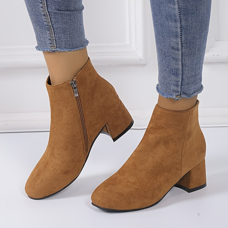 Alcyone | Women's Chelsea Ankle Boot with Block Heel