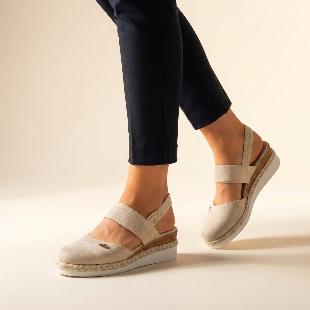 Emily | Women's Comfort Fit Espadrille Platform Sandals