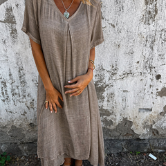Amy | Loose V-neck Dress