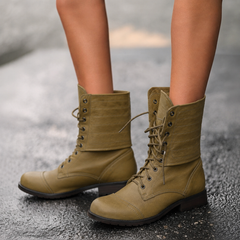Rowena | Women’s Vintage Lace-Up Boots