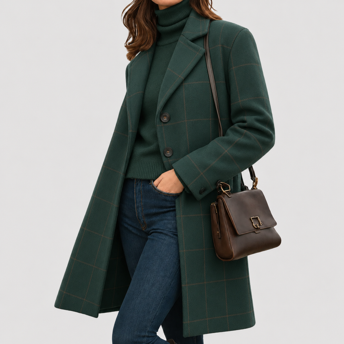 Mariza | Warm Fabric-Blend Overcoat
