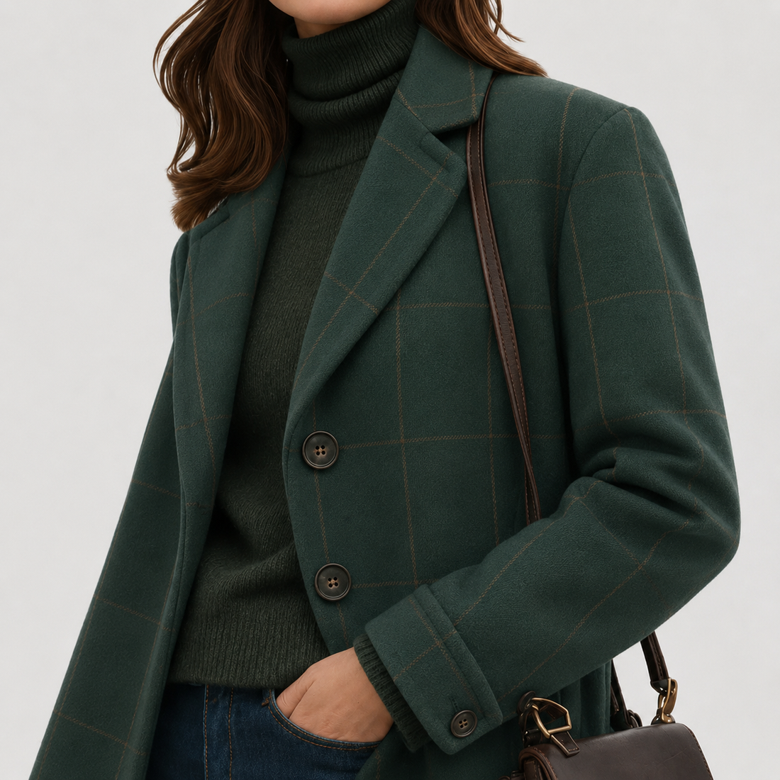 Mariza | Warm Fabric-Blend Overcoat