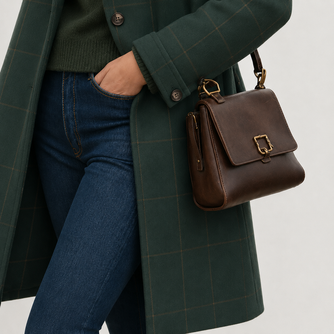 Mariza | Warm Fabric-Blend Overcoat