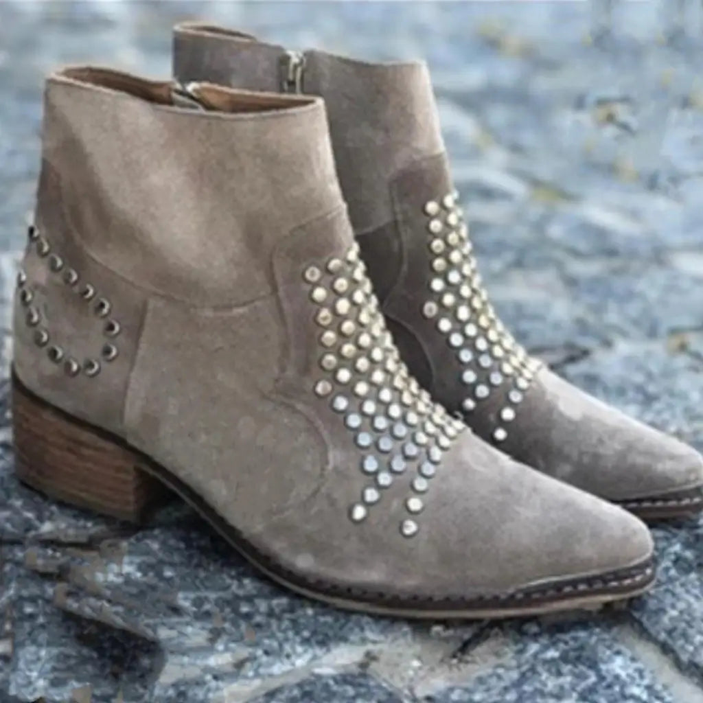 Diana | Studded Edge Boots