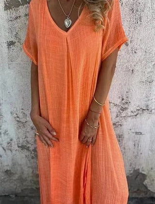 Amy | Loose V-neck Dress