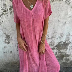 Amy | Loose V-neck Dress