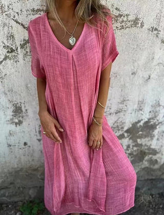 Amy | Loose V-neck Dress