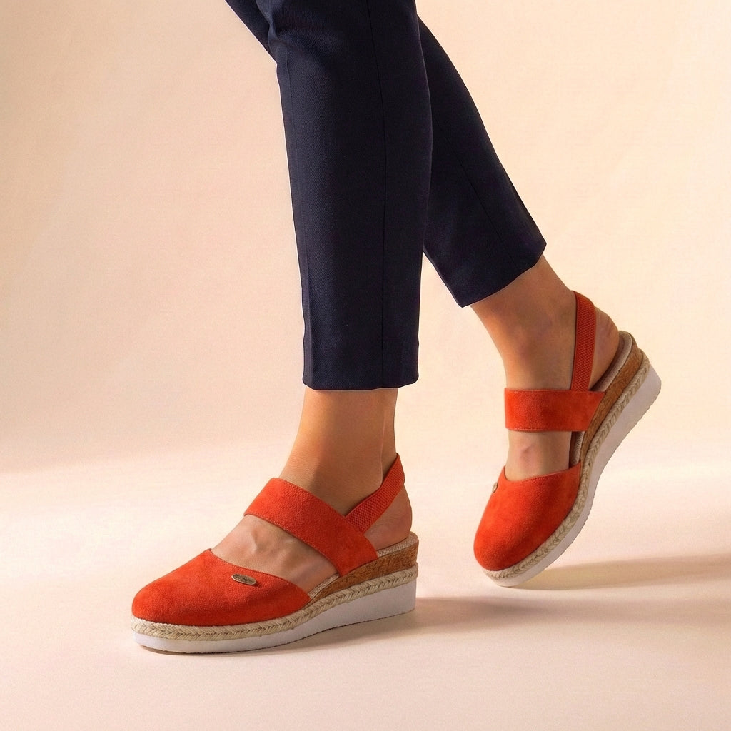 Emily | Women's Comfort Fit Espadrille Platform Sandals