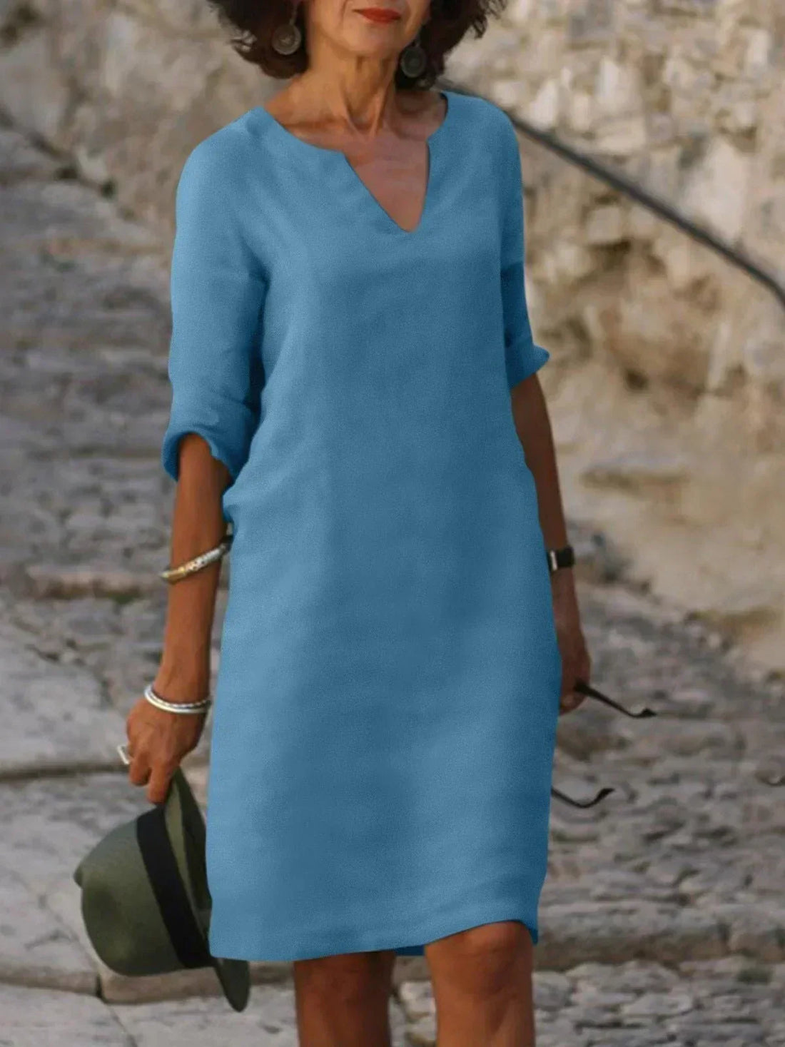 Skylar | Elegant Dress with V-Neck