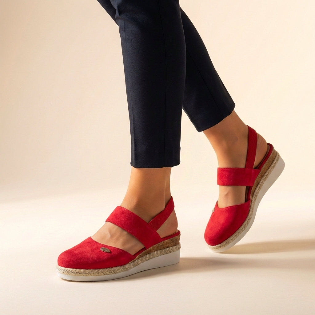 Emily | Women's Comfort Fit Espadrille Platform Sandals