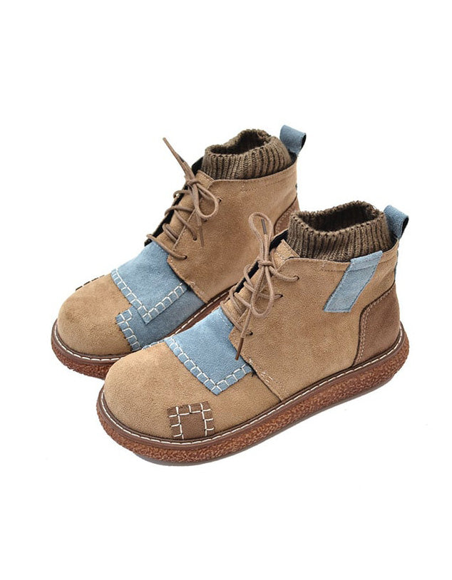 Marlowe | Women's Stitched Suede Chelsea Ankle Boots