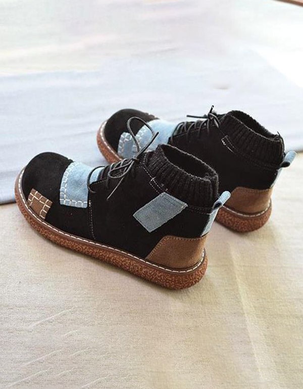 Marlowe | Women's Stitched Suede Chelsea Ankle Boots