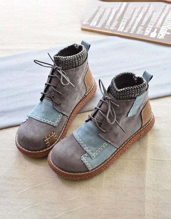Marlowe | Women's Stitched Suede Chelsea Ankle Boots