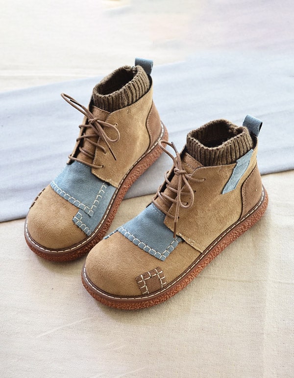 Marlowe | Women's Stitched Suede Chelsea Ankle Boots