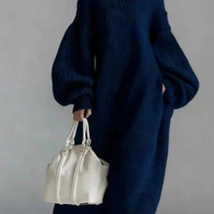 Adara | Women's Oversized Knit Sweater Maxi Dress