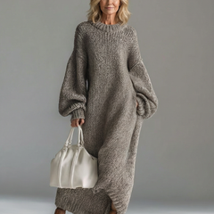 Adara | Women's Oversized Knit Sweater Maxi Dress