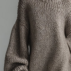 Adara | Women's Oversized Knit Sweater Maxi Dress
