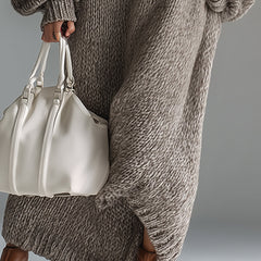 Adara | Women's Oversized Knit Sweater Maxi Dress