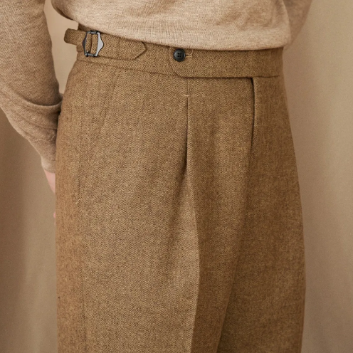 Margaux | Women's Pleated Wide-Leg Trousers