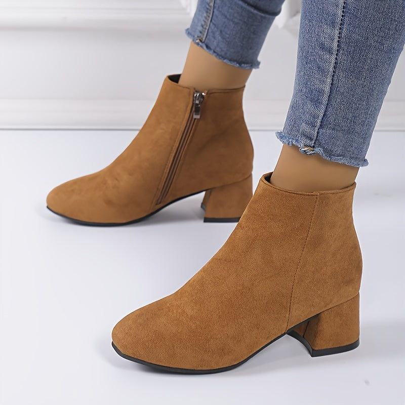 Alcyone | Women's Chelsea Ankle Boot with Block Heel