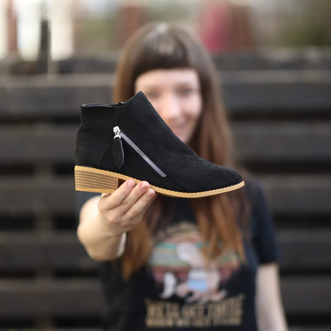 Pandora | Women's Ankle Boot with Tassel Zip Detail