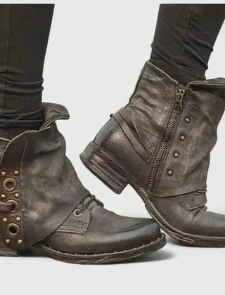 Willa | Women's Distressed Leather Ankle Boot