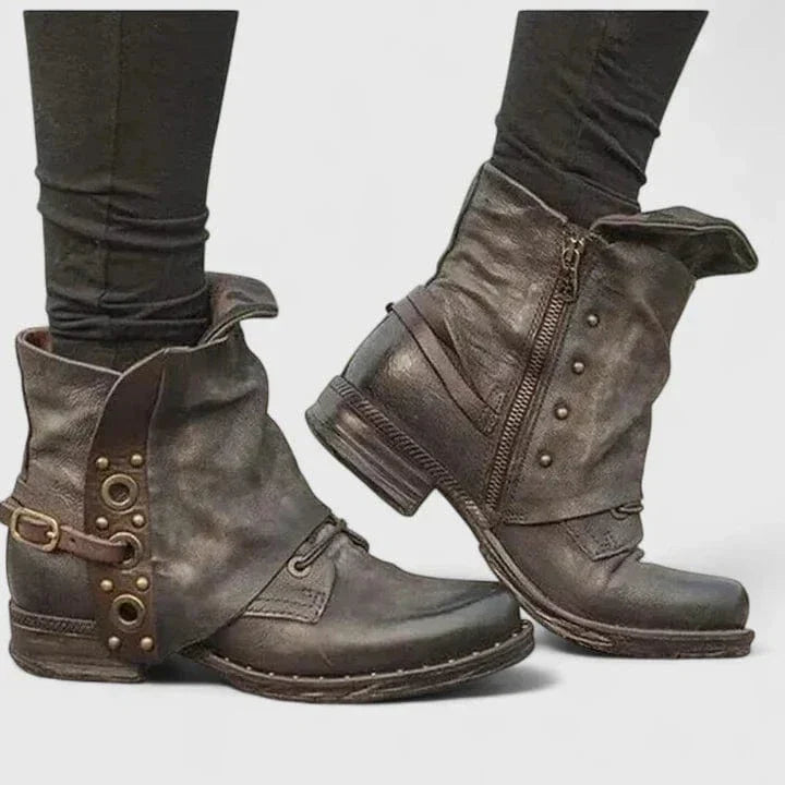 Willa | Women's Distressed Leather Ankle Boot