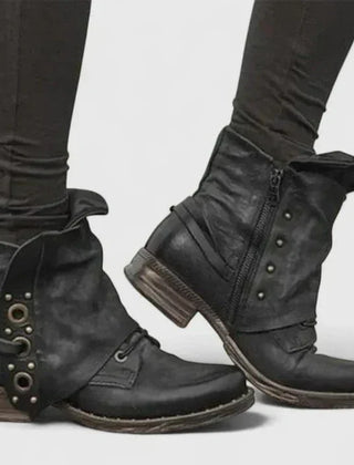 Willa | Women's Distressed Leather Ankle Boot